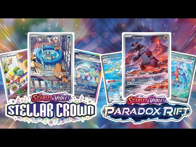 Chasing Top Illustration Rare's in Our Paradox Rift & Stellar Crown Pokemon Card Opening!