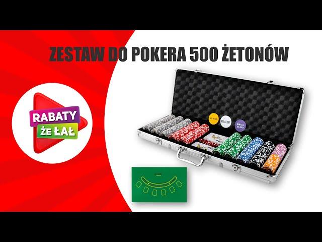 Zestaw do Pokera 500 Żetonów Texas Mocny + Walizka ISO TRADE