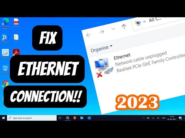 Ethernet Connected But No Internet Access On Windows 11/10 [2023FIX]