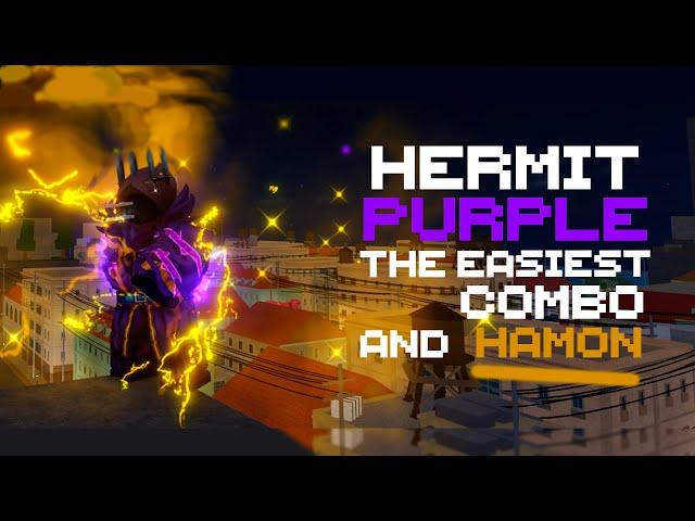 The EASIEST combo on HERMIT PURPLE + HAMON | YBA