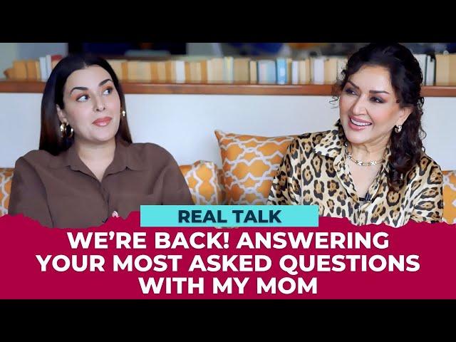 WE'RE BACK ! I MY MOM & I SIT DOWN TO ANSWER YOUR MOST ASKED QUESTIONS ON INSTAGRAM !