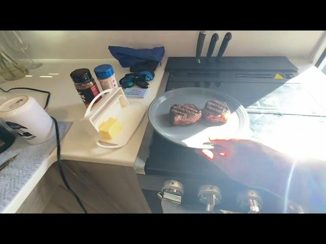 Filet Mignon from Omaha Steaks on the Weber Q1200 ￼