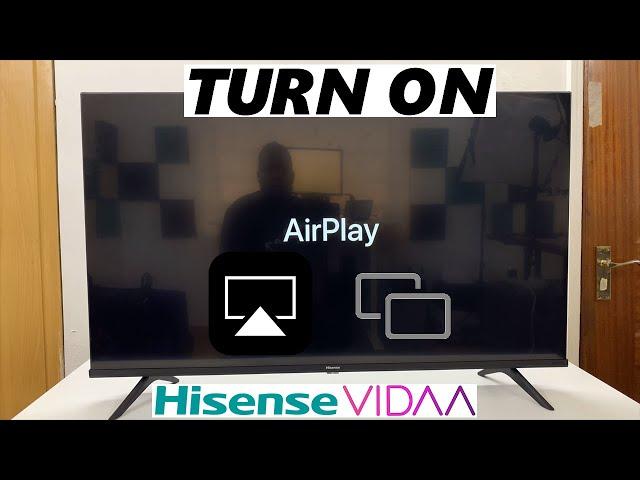 Hisense VIDAA Smart TV: How To Turn ON Airplay | Turn ON Screen Mirroring