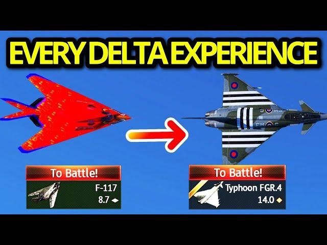 1 KILL IN EVERY DELTA WING PLANE EXPERIENCE (there is way more than you think)