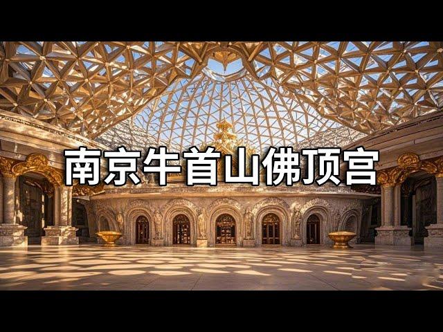 Nanjing's shocking Niushou Mountain Buddha Top Palace! It is said that the investment 4 billion is