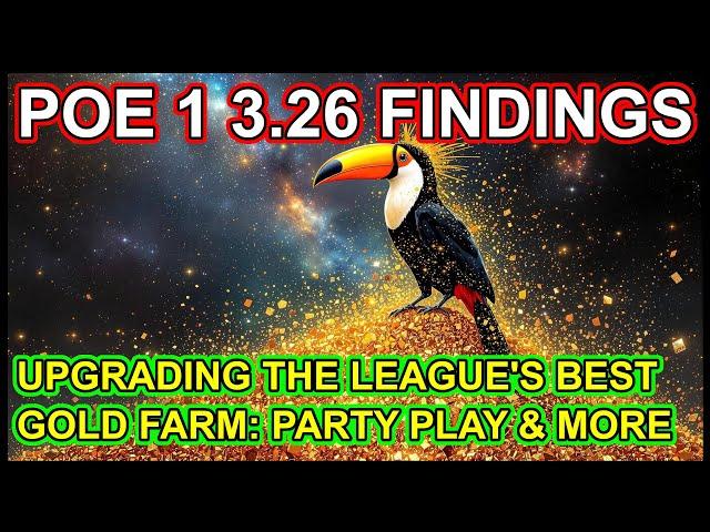 POE 1 3.26 - Upgrading A Top Gold Strat... With Party Play & Rarity Scarabs - Path of Exile 1