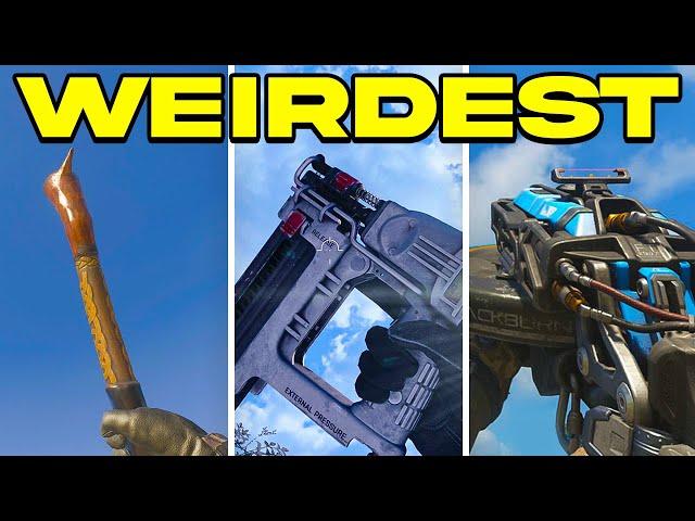 Using the WEIRDEST GUN in EVERY of Call of Duty!