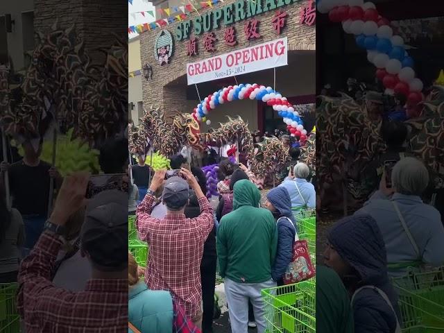 SF Market Grand Opening Short Version. See page for full 3 minute ver #sf #SFMarket #asianstore