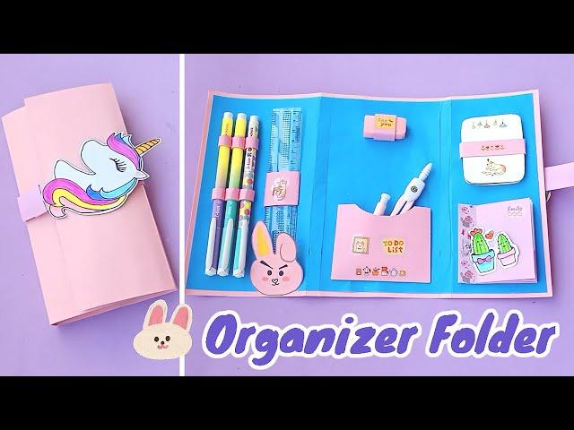 DIY FOLDER ORGANIZER - BACK TO SCHOOL || Crafts DIY || how to make folder organizer || Diy organizer