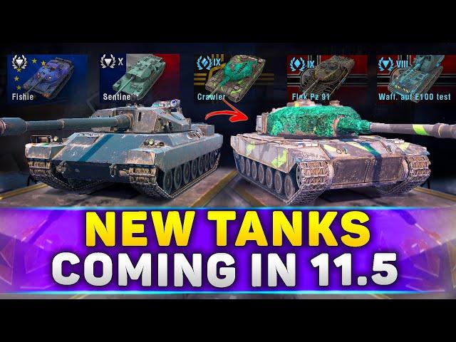 Hidden Tanks In 11.5 | WoT Blitz