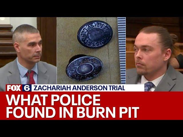 Zachariah Anderson trial: Detective testifies, burn pit contents discussed | FOX6 News Milwaukee