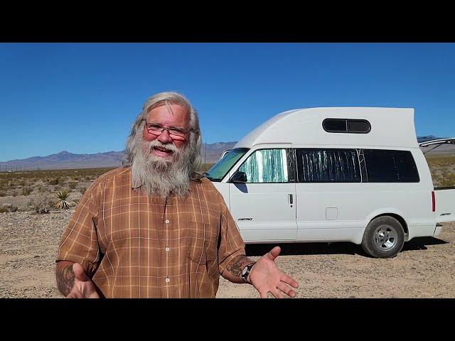 AMAZING ASTRO VAN!! Nomad Living in a Fiberine High Top Astro Van