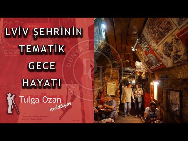 Lviv Şehrinin Tematik Gece Hayatı