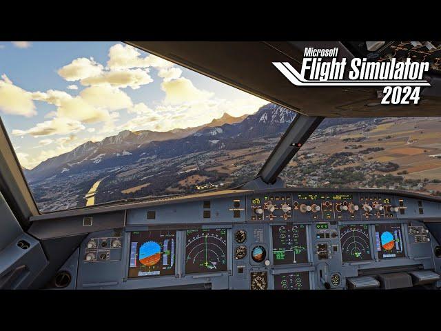 Flight Simulator 2024 + RTX™ 4070 Ti Super | Fenix A319 | Visual Approach into Salzburg