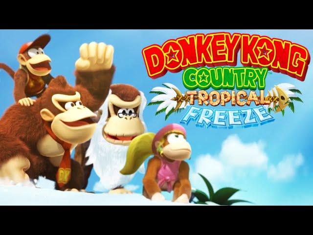 Donkey Kong Country: Tropical Freeze - Full Game - No Damage 100% Walkthrough