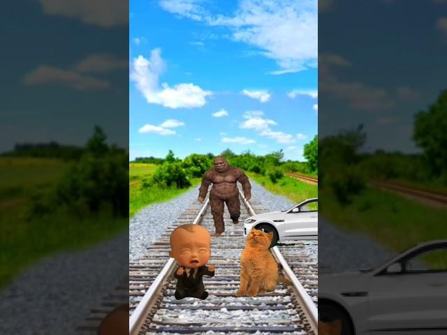 baby boy railway master attack VFX final editing video baby kam cartoon video #youtube Reels