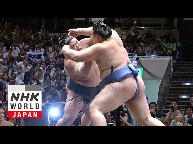 GRAND SUMO: Day 12 of the May 2025 Tournament - GRAND SUMO Highlights