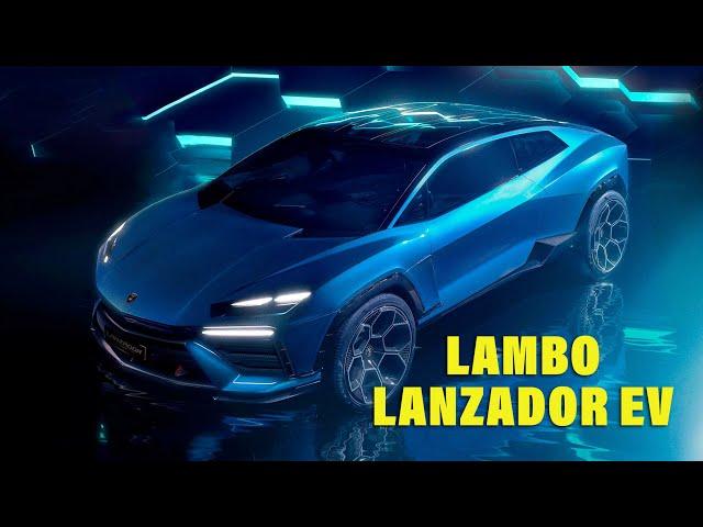 New Lamborghini Lanzador Electric GT Is Part SUV, Part Supercar