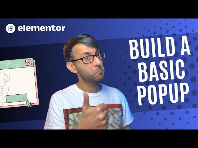 Create a simple Elementor Pop-Up Template - Elementor Wordpress Tutorial