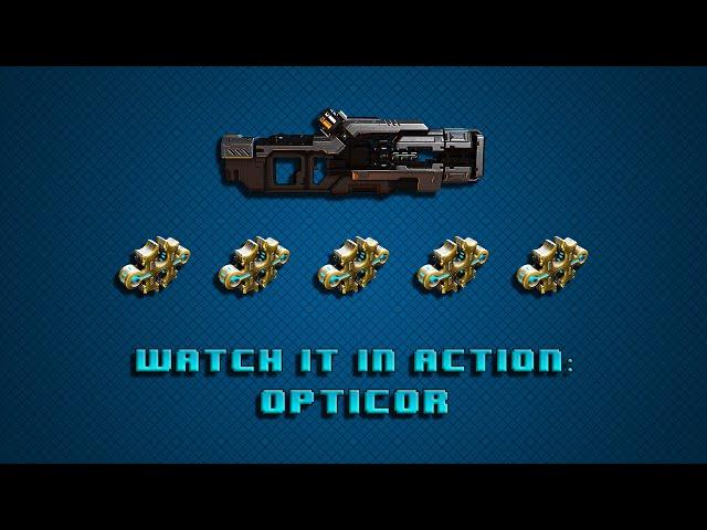 Warframe Watch it in Action: Weapons Edition | Opticor 5 Forma Build