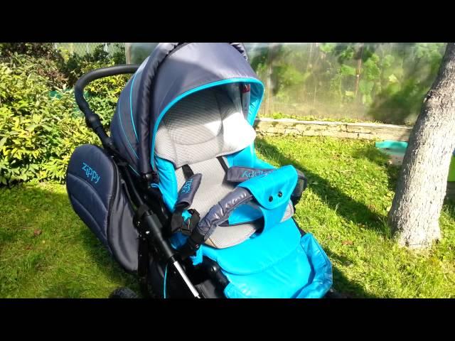 Tutis Zippy Sport Plus прогулочный блок видео обзор часть 1