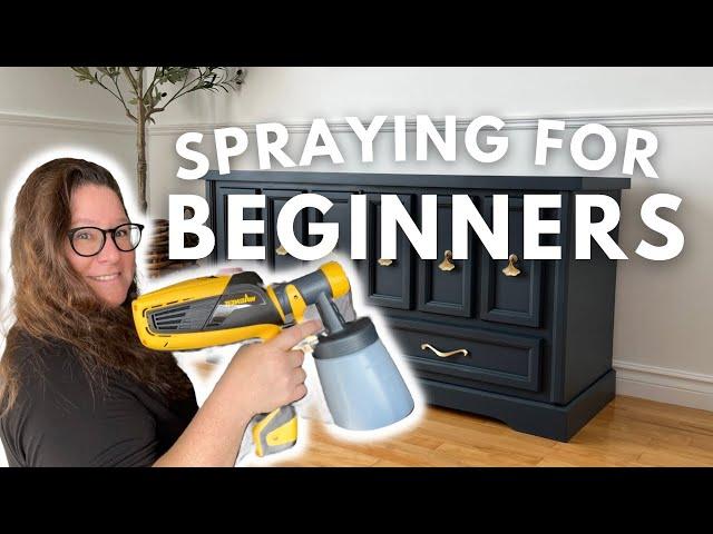 Get a SUPER SMOOTH finish with a PAINT SPRAYER!