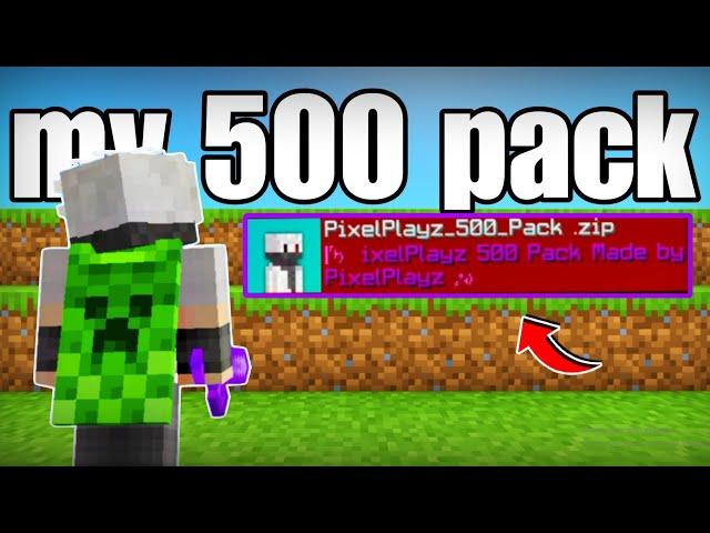 My 500 Special PVP Texture Pack Release | BEST FPS BOOST PACK