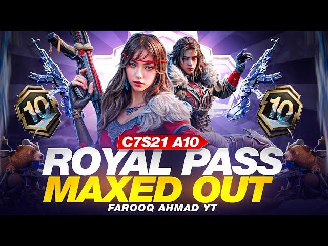 C7S21 A10 Royal Pass Maxing Out | 5 RP Giveaway|  PUBG MOBILE 