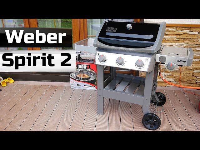 Газовый гриль Weber Spirit 2 (E320 GBS) - Обзор и готовка