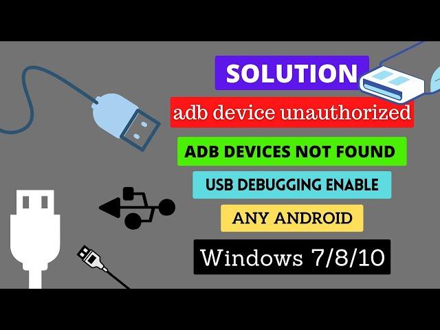 Fix ADB Devices Unauthorized & Not Showing | Not Found | Not Detecting Solution Very Simple _100%