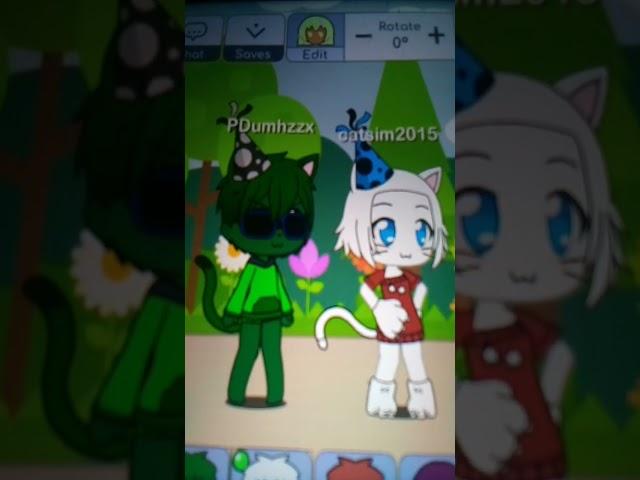 PDumhzzx and @Cat-simulator-2015 in gacha life