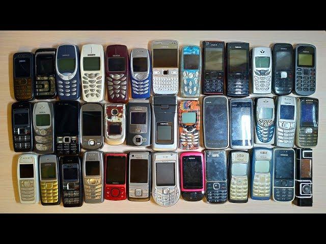 All my old NOKIA phones collection