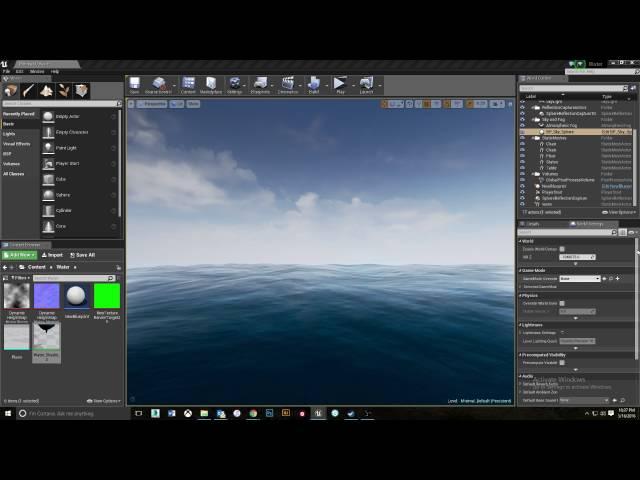 Ocean Water Shader WIP - Unreal Engine 4