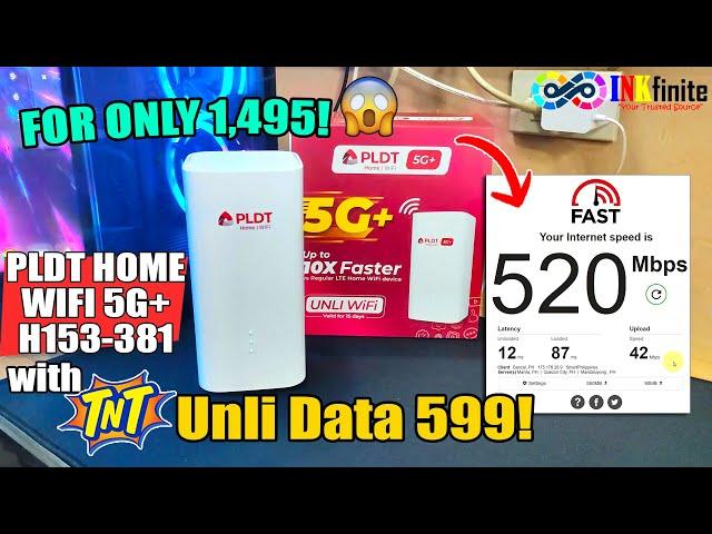 PLDT Home Prepaid WiFi H153-381 5G+ Modem Full Review! Features and Speed Test | INKfinite