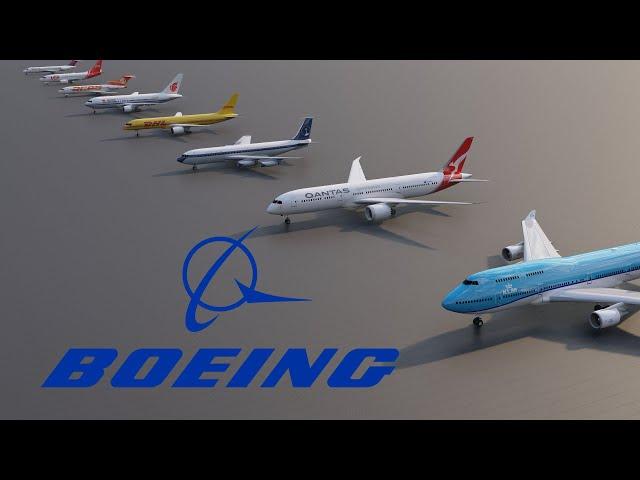 Boeing Fleet LineUp (3D)