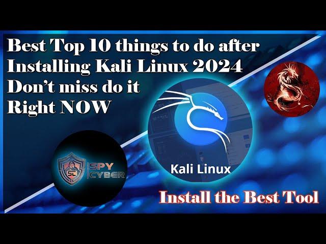 Tips: The 10 best things to make Kali Linux fast and smooth