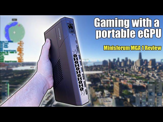 Gaming with a Portable Graphics Card! - The Minisforum MGA1