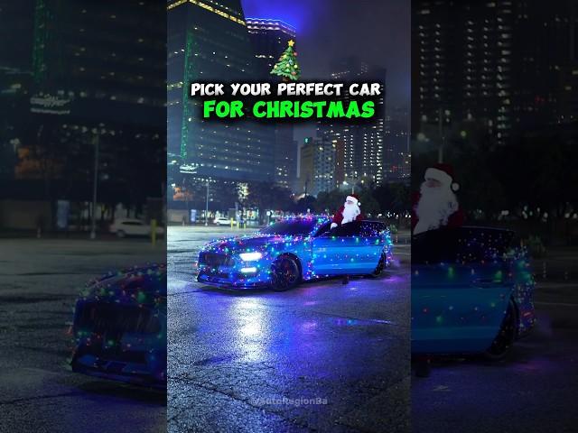 Which Car Would You Pick as a Christmas Gift?  #shorts #automobile #car #christmas