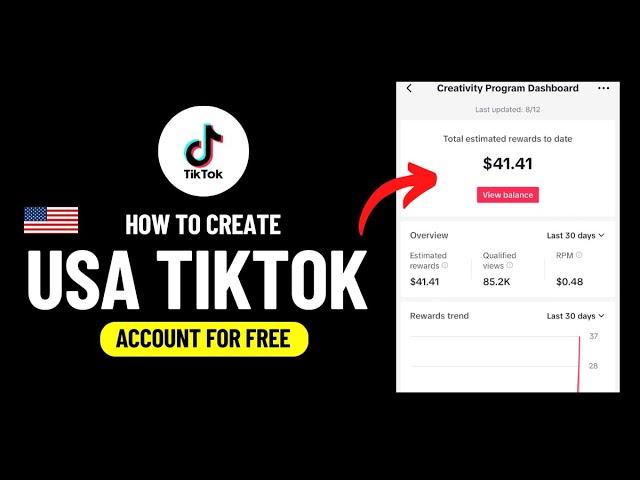 How to Create US Tiktok Account For Free ( IN 3 MINUTES )