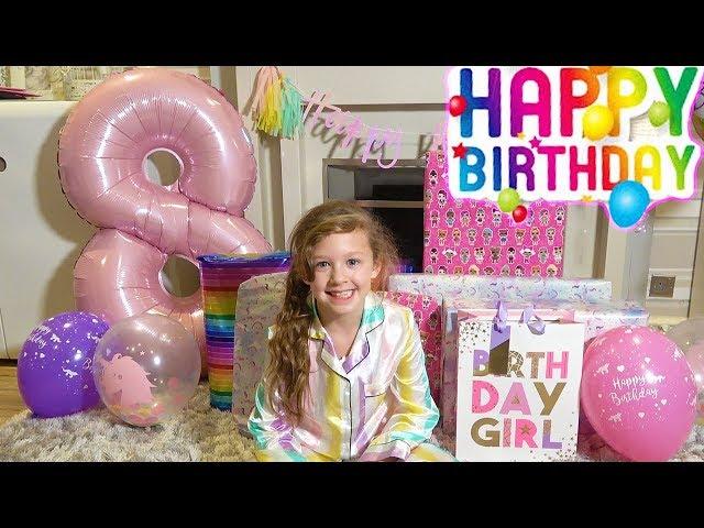 Isla's 8th Birthday Opening Presents!!