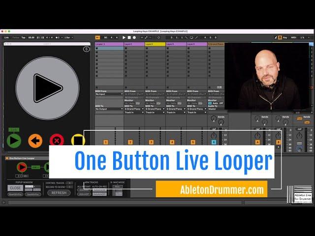 Live Looping with Ableton Live - Max for Live device - Full Run-Through Video