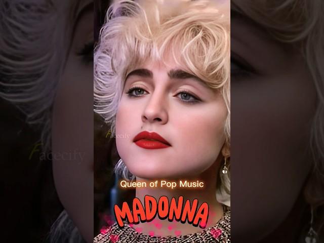 Madonna: A Timeless Icon of Pop Royalty | Commentary | Facesify #shorts #madonna #throwback