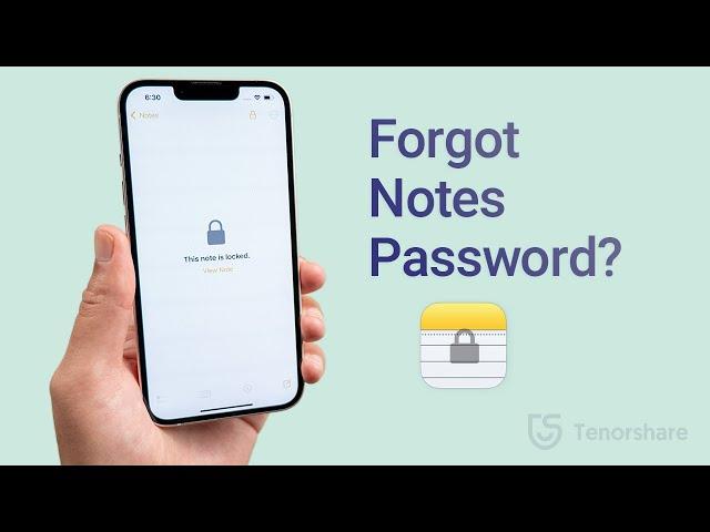 Forgot Notes Password? How to Open Locked Notes on iPhone without Password