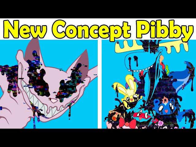 Friday Night Funkin' NEW Pibby Leaks/Concepts (FNF Mod) Come and Learn with Pibby!