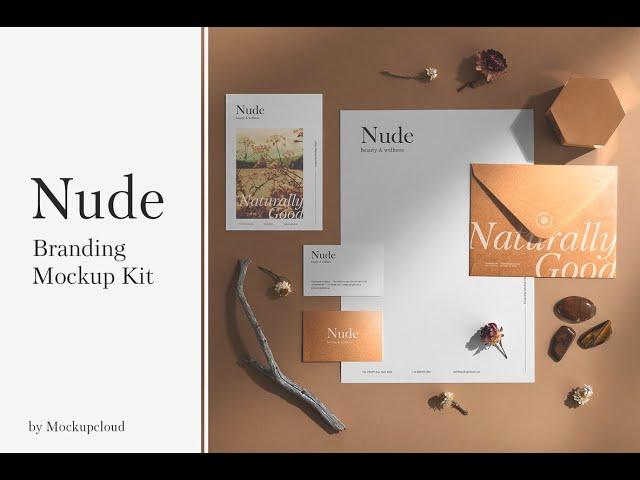 Nude Branding Mockups Kit Graphic Download