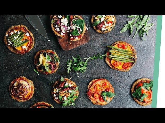 Grüne Mini-Pizza | Green Mini Pizza | Living The Healthy Choice