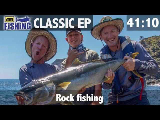 Rock Fishing for Yellow Tail Kingfish & Monster Snapper: Northland, New Zealand