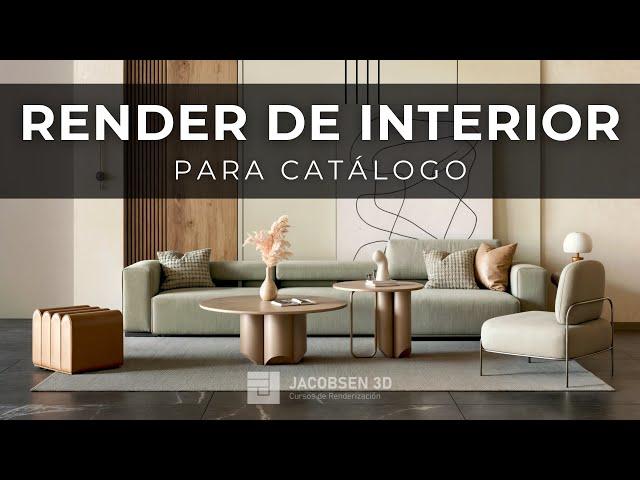 Configurando un render de Interior para catálogo desde 0