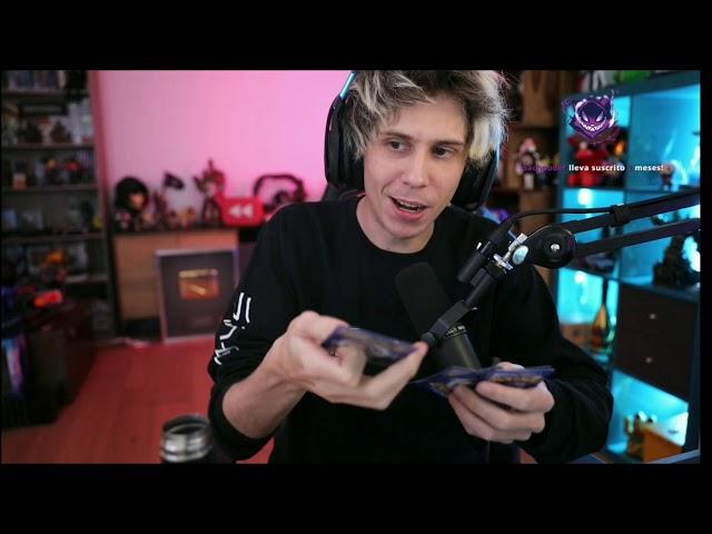 Rubius habla sobre el cuadro de misasinfonia y un regalo.