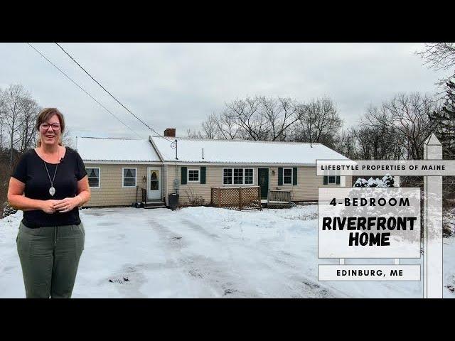 4-Bedroom Riverfront Home | Maine Real Estate